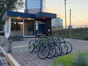 ¿Querés pedalear gratis? Conocé la nueva biciestación en San Benito.Cortesía de Obras Públicas
