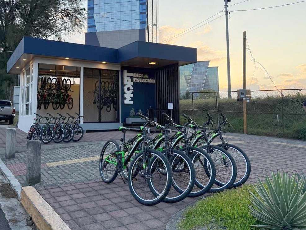 ¿Querés pedalear gratis? Conocé la nueva biciestación en San Benito.Cortesía de Obras Públicas