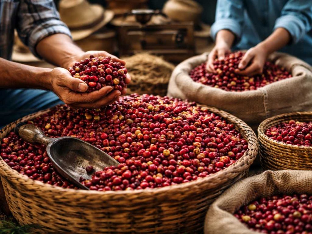 Diputados de la comisión legislativa reciben al presidente del Instituto Salvadoreño del Café para analizar reformas a la normativa del sector.