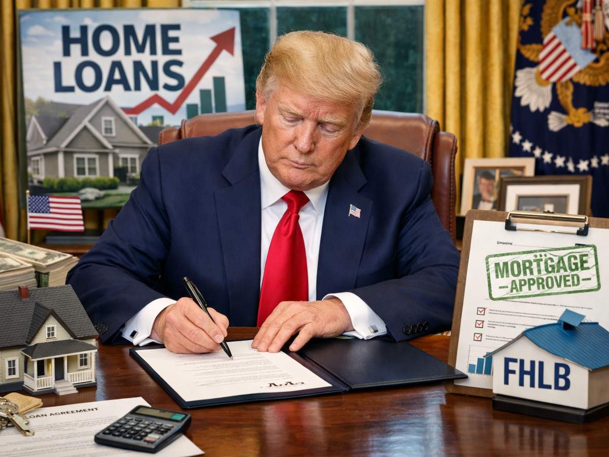 El presidente de Estados Unidos, Donald Trump, firmó una orden ejecutiva que busca reducir regulaciones para ampliar el acceso a créditos hipotecarios y abaratar la compra de viviendas.
