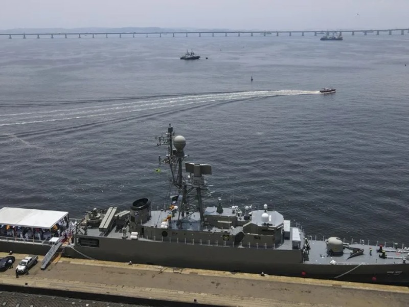 Fotografía de archivo que muestra el buque militar iraní Iris Dena. / Foto EFE