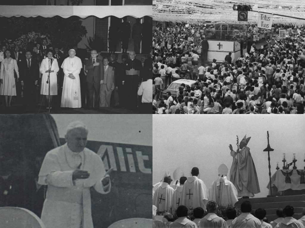 Miles de personas salieron a las calles para ver de cerca al primer Papa que visitó El Salvador. Fotografías/ Archivo EDH