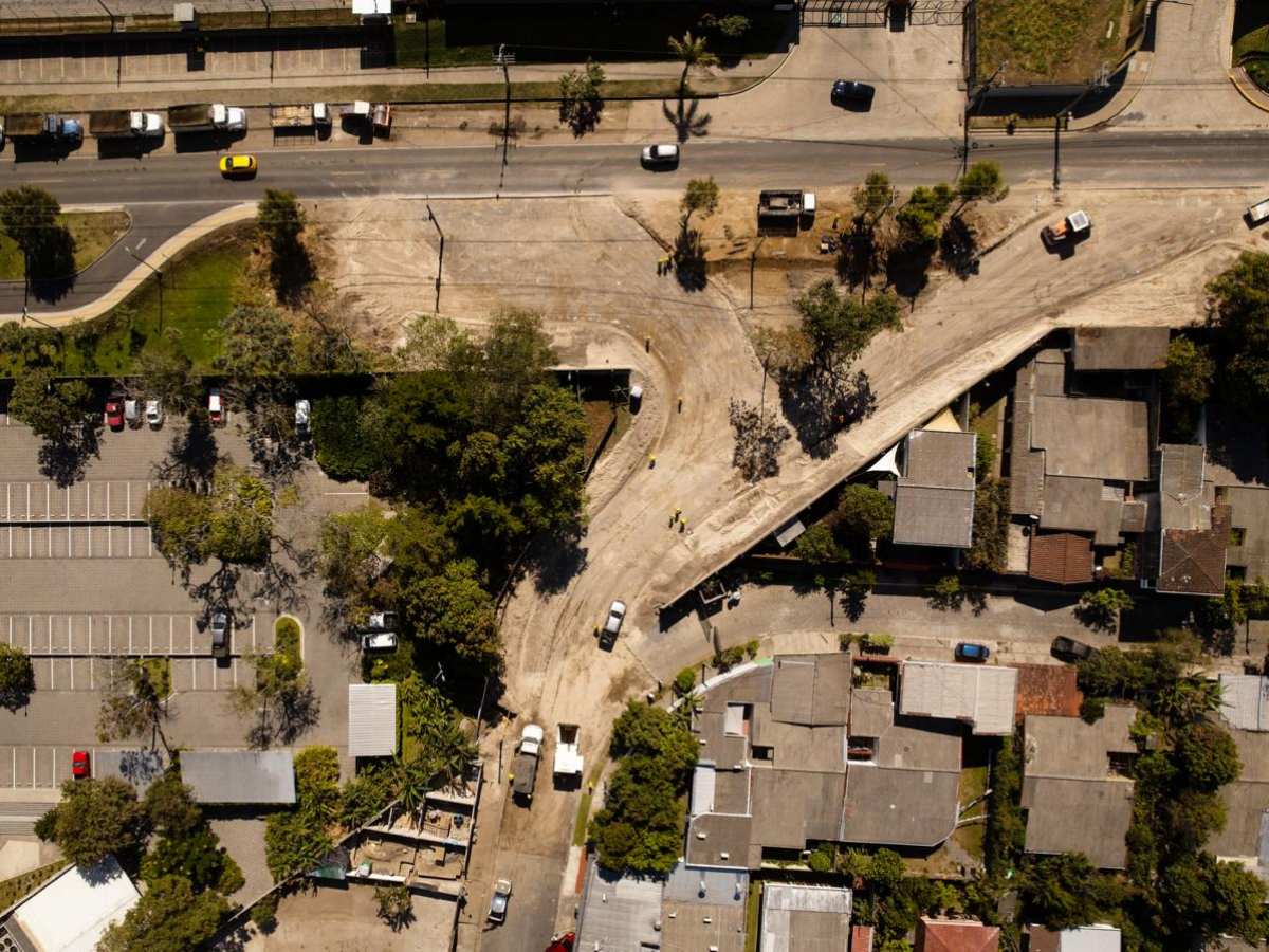 Trabajos en nuevo acceso en Nuevo Cuscatlán alcanza 85 % en menos de 15 días