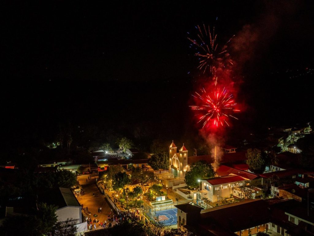 El parque Presbítero Rigoberto Rodezno se ubica en el corazón del distrito de San Pedro Masahuat. Cortesía de la DOM