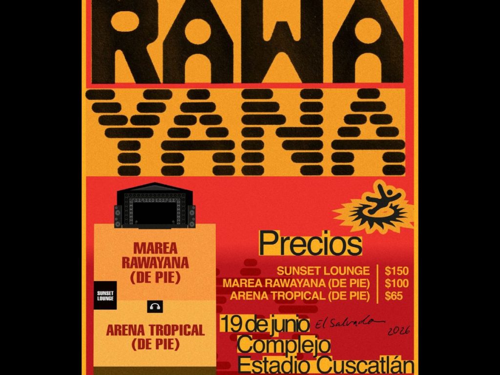 El Complejo Estadio Cuscatlán será el escenario del concierto programado para el 19 de junio de 2026.