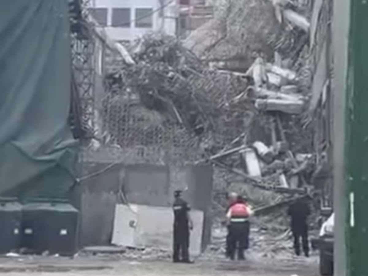 derrumbe de edificio San Antonio Abad Mexico