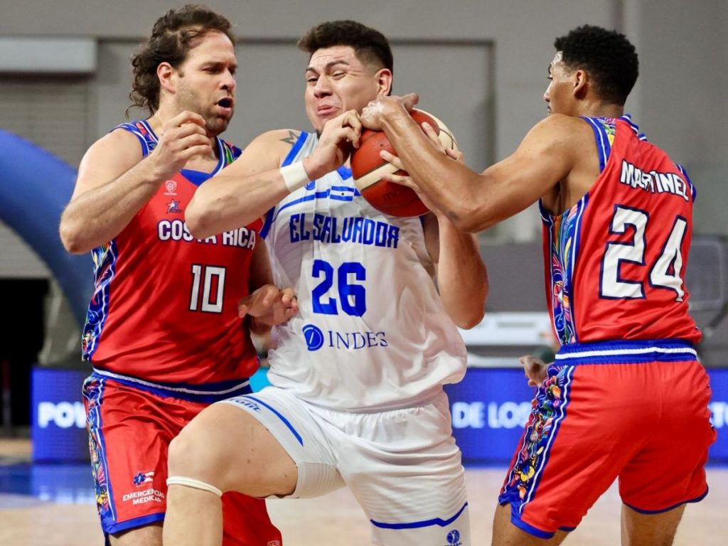 La Selecta de Baloncesto perdió ante Costa Rica. Foto Cortesía INDES