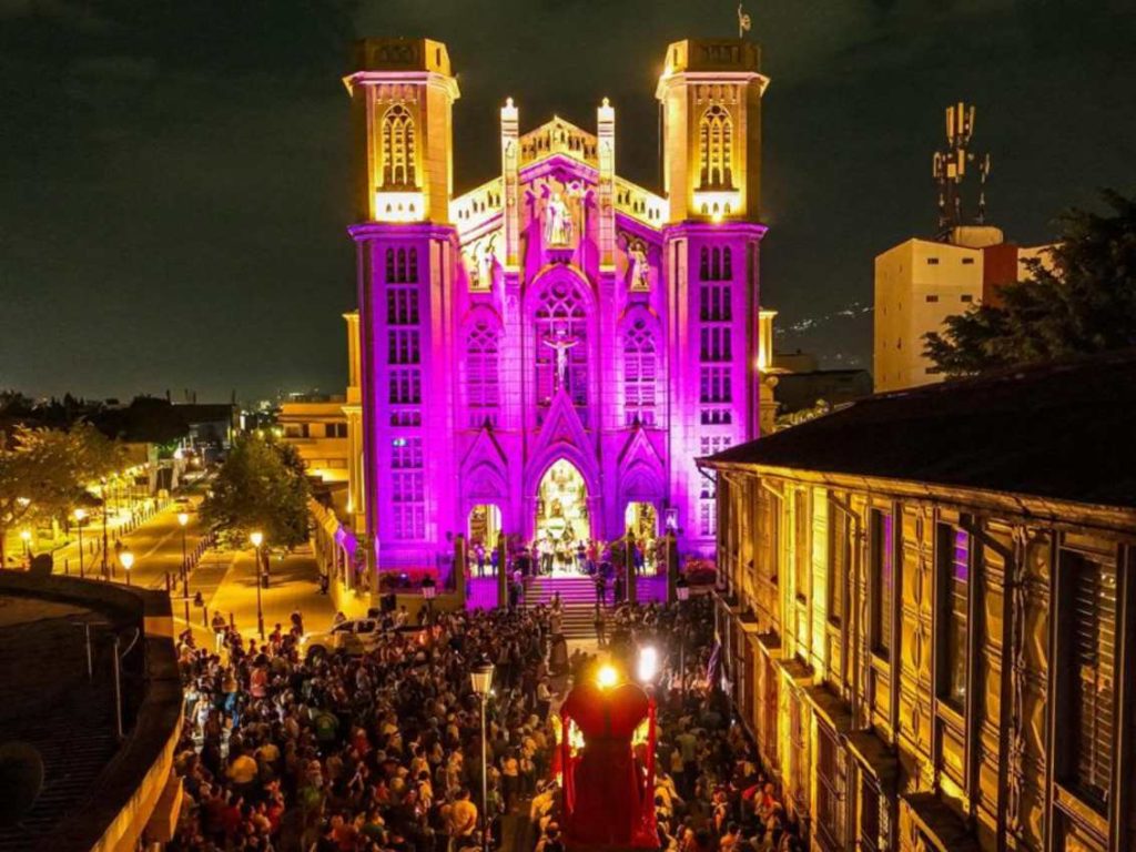 La iglesia El Calvario será nuevamente el punto clave para quienes deseen cargar durante la Semana Santa 2026.