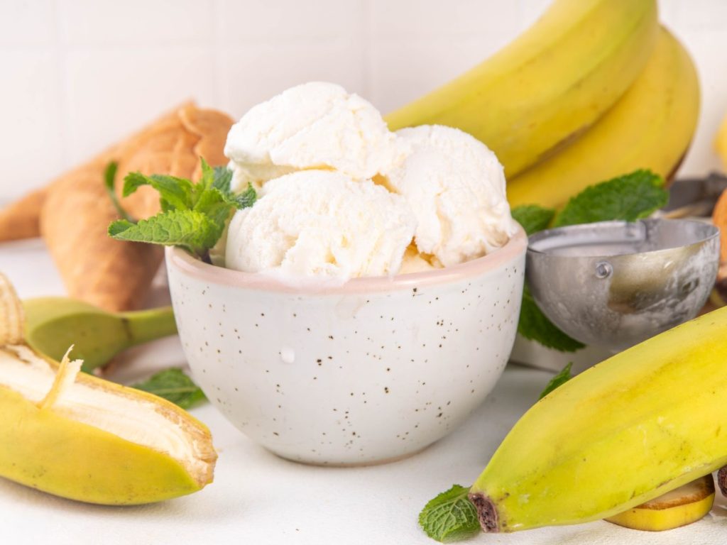 Helado de banano