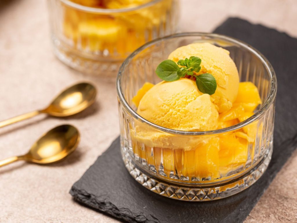 Helado de mango