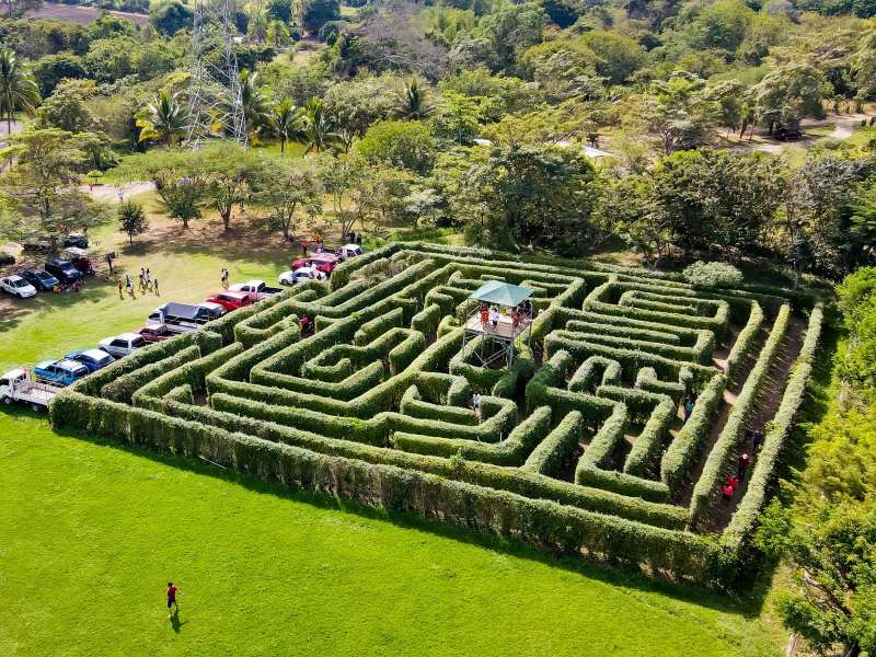 Senderos, laberinto y naturaleza forman parte de la experiencia en El Jícaro.