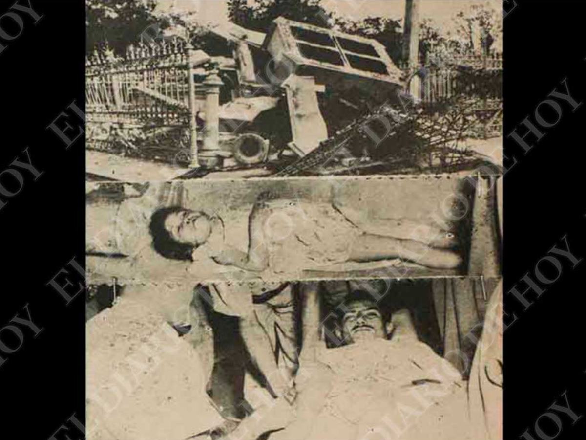 Terremoto en Jucuapa (primera imagen) el monumento en honor al Doctor Zelaya