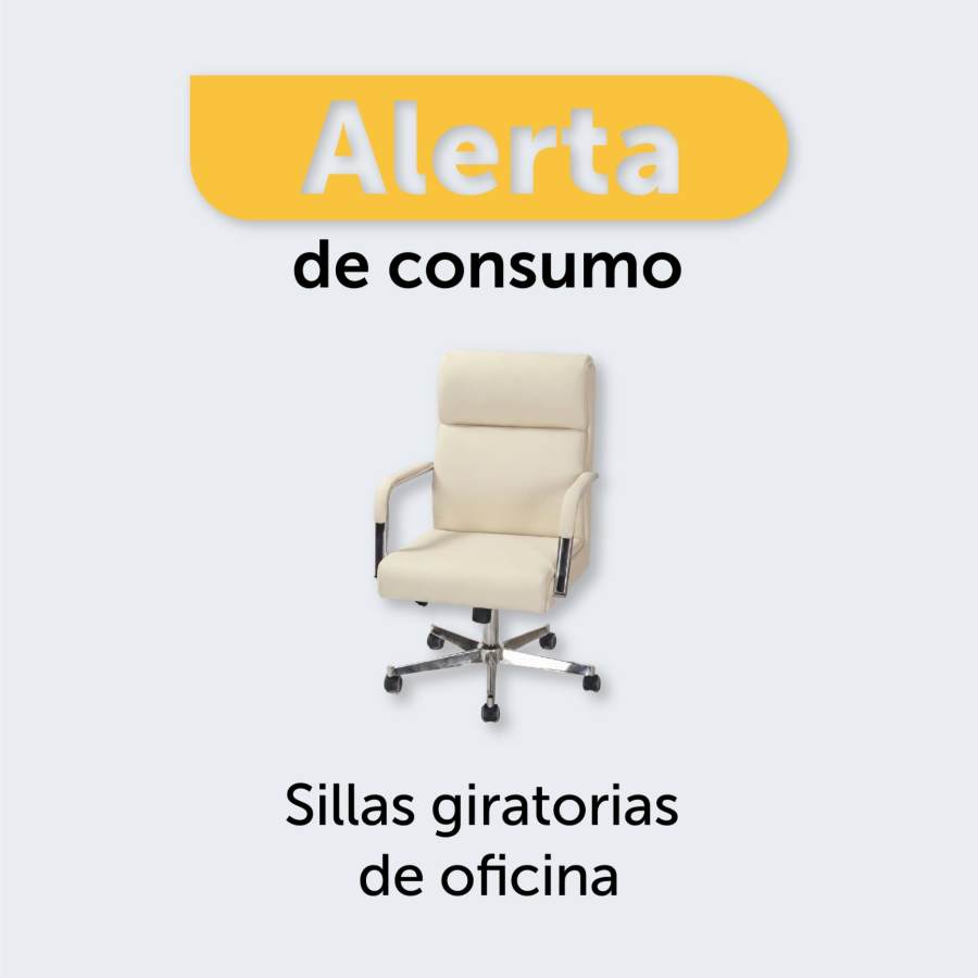 Sillas Tainoki presentan riesgo de colapso en la base y posibles caídas