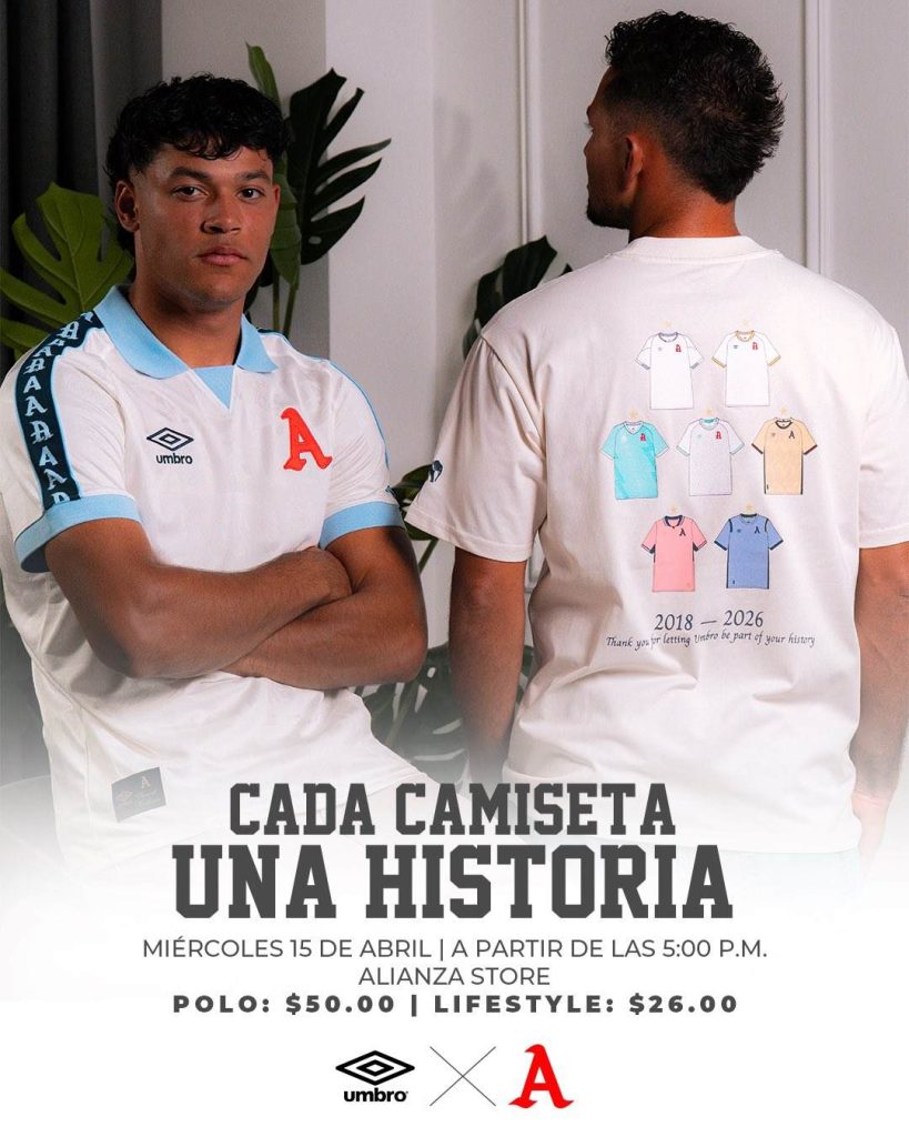 La colección ya está disponible en Alianza Store, con precios desde $26 en su versión lifestyle.