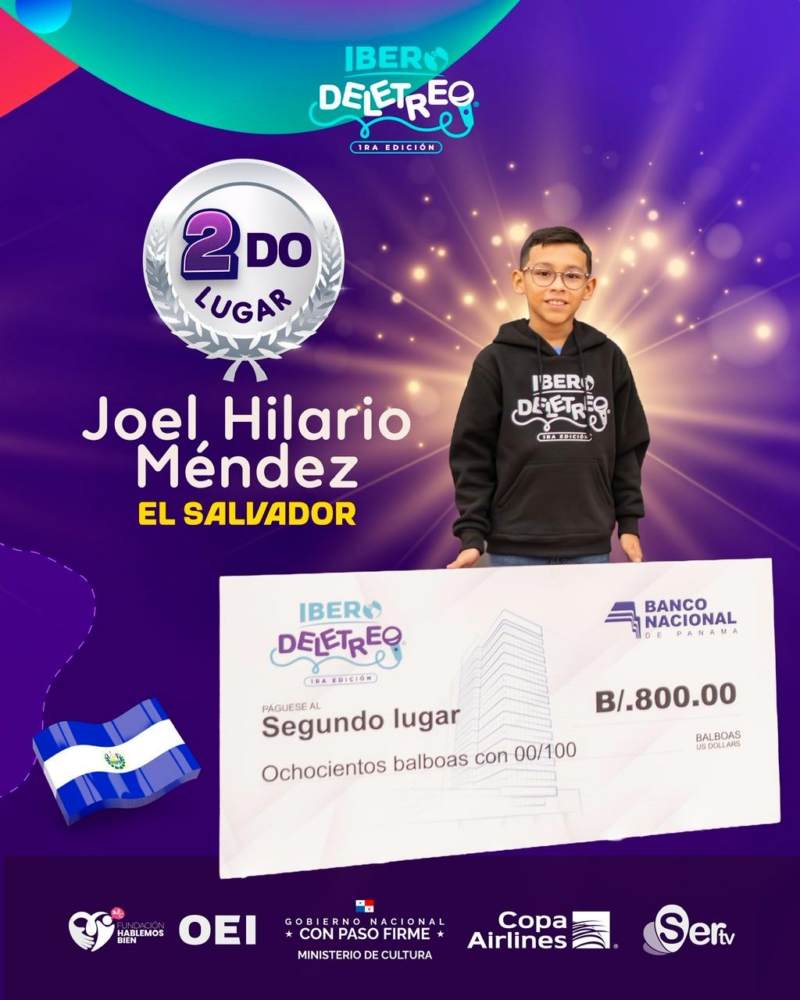 Con disciplina y pasión por las palabras, Joel se convirtió en subcampeón iberoamericano.