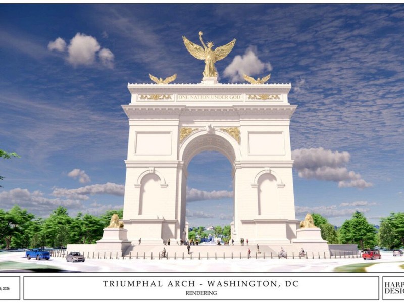 Proyecto de arco triunfal en Washington D.C. busca convertirse en el más grande del mundo, según propuesta presentada por la administración de Donald Trump.