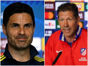 Arsenal se enfrenta ante el Atlético de Madrid en semifinales de Champions. Foto AFP