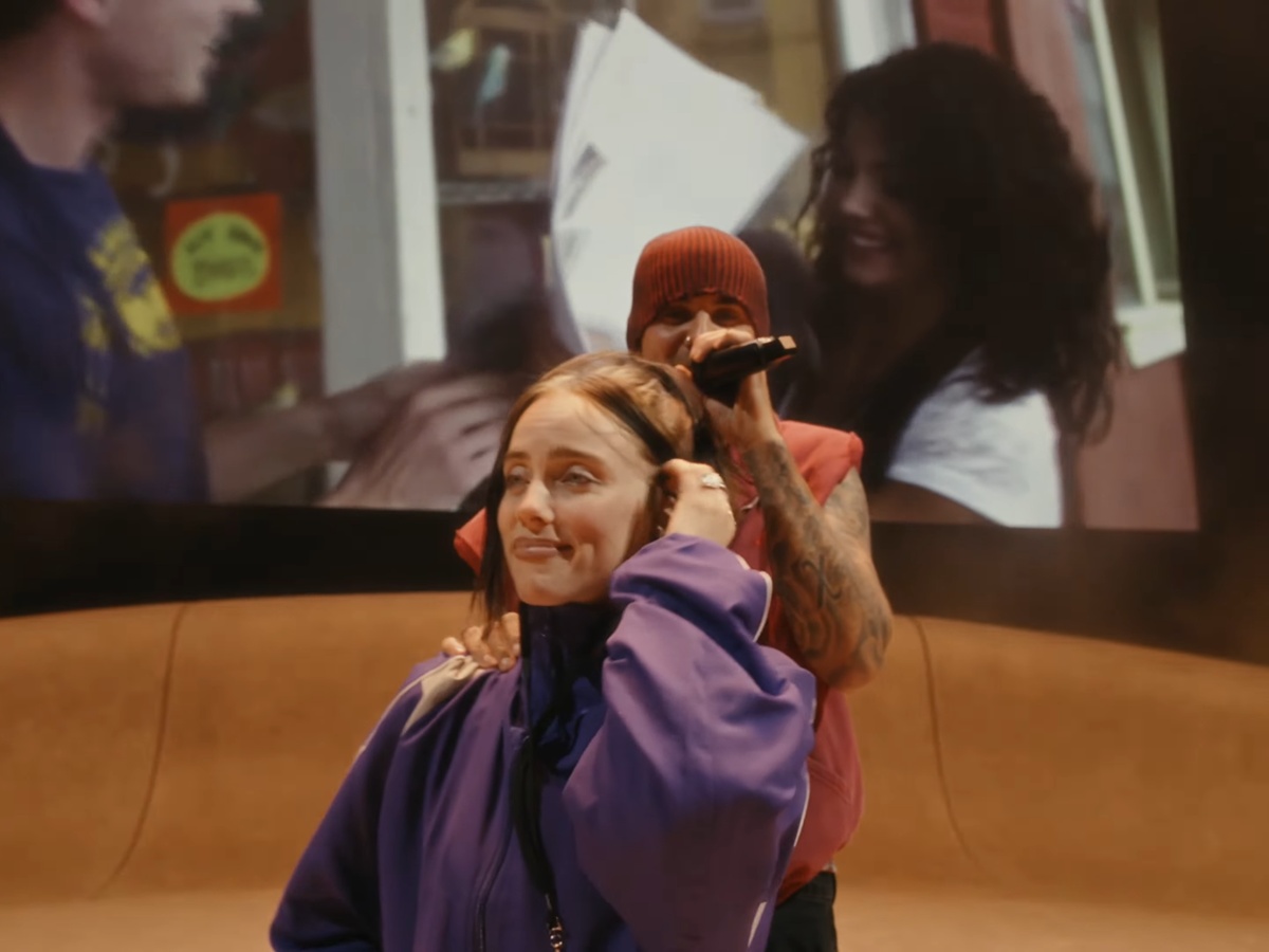 Billie Eilish y Justin Bieber en Coachella. Foto Captura de pantalla Youtube Coachella