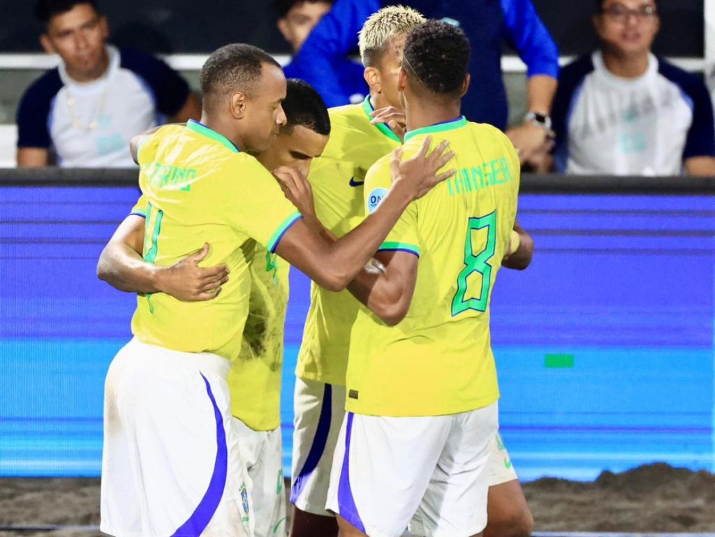Brasil quedó campeón del Beach Soccer Cup 2026 masculino. Foto Cortesía INDES