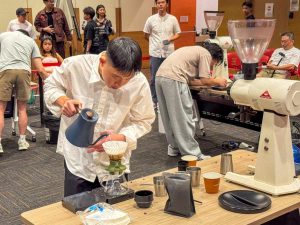 La variedad pacamara, originaria de El Salvador, destacó en actividades del evento, incluyendo una competencia internacional de barismo.