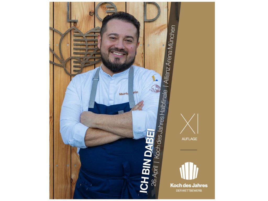 Mauricio Morán, semifinalista del Chef del Año 2026, en la imagen oficial de la competencia que se realizará en Múnich.