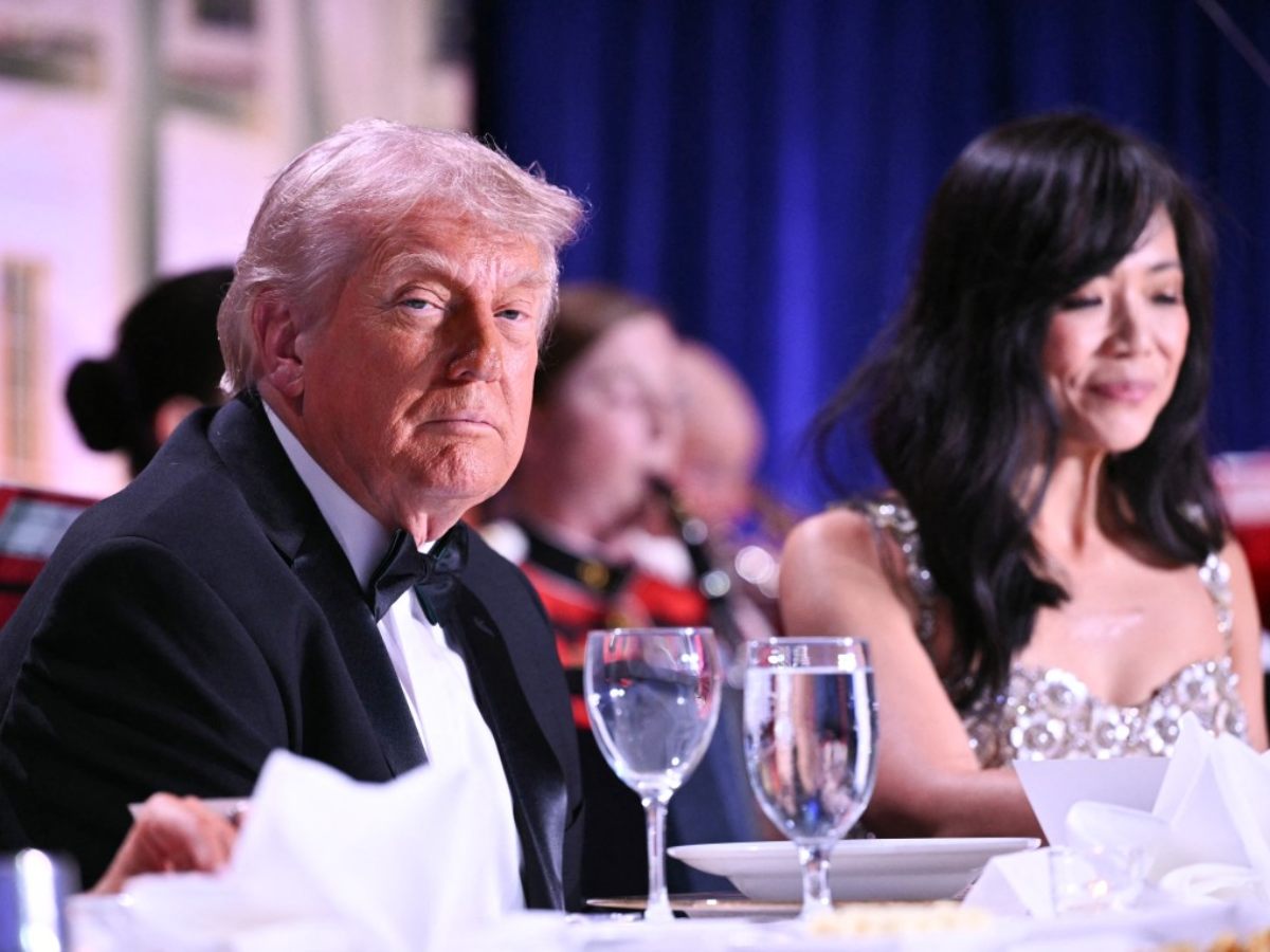 Donald Trump previo al atentado en Washington. Foto AFP