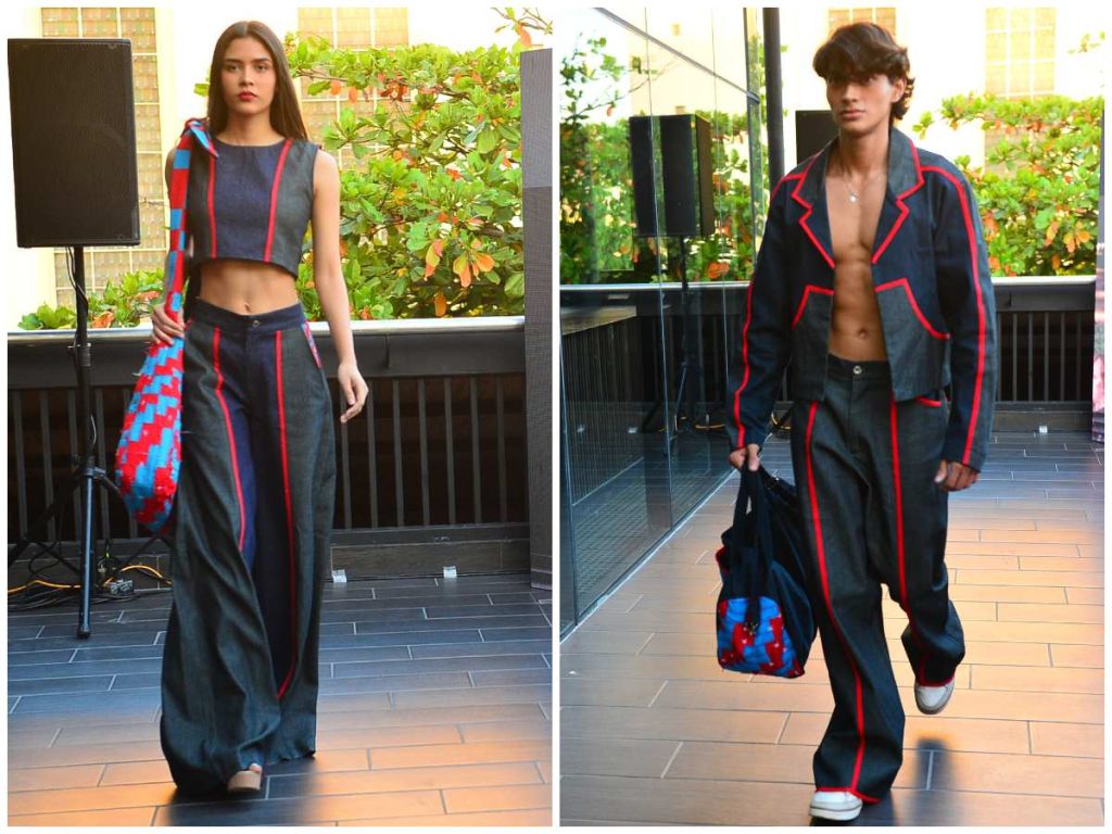 Diseños de Marcela Salle, ganadora de Manos a la Moda 2025, se presentaron durante el evento con siluetas contemporáneas y acentos de color.