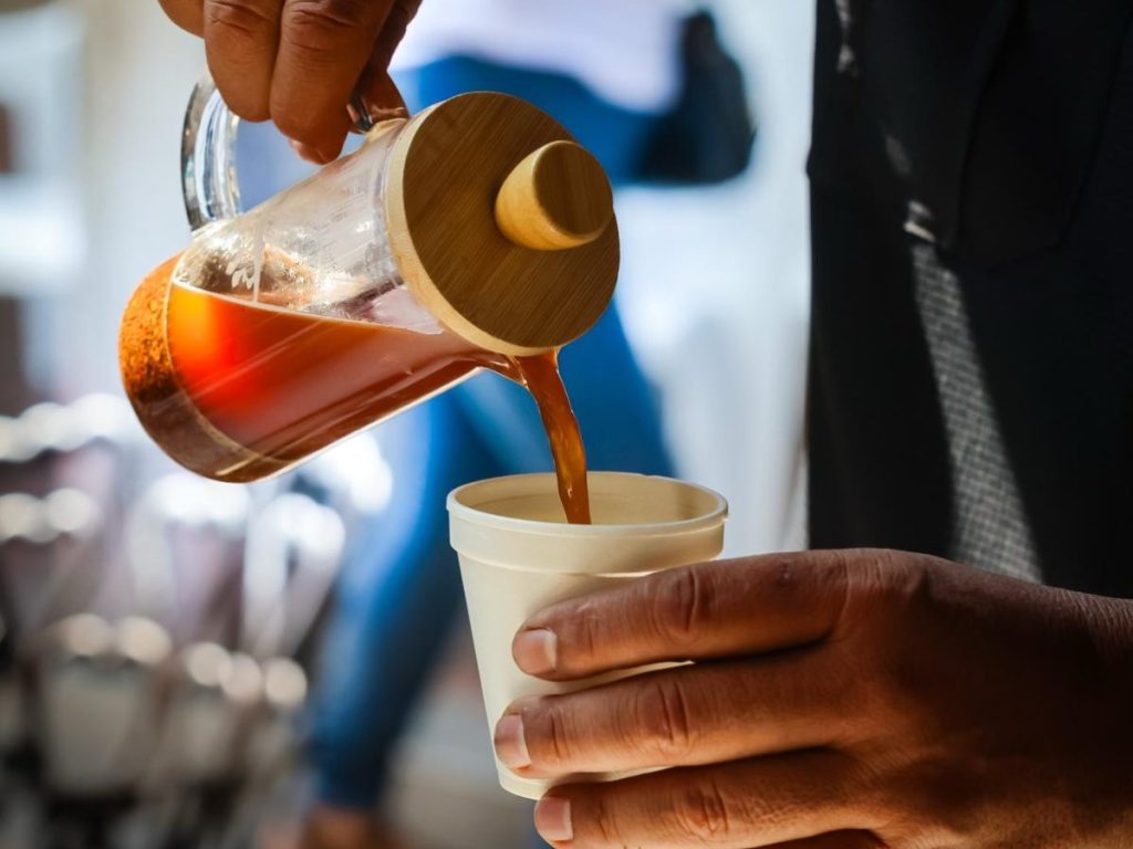 Degustaciones permitieron a los visitantes disfrutar del sabor único del café salvadoreño