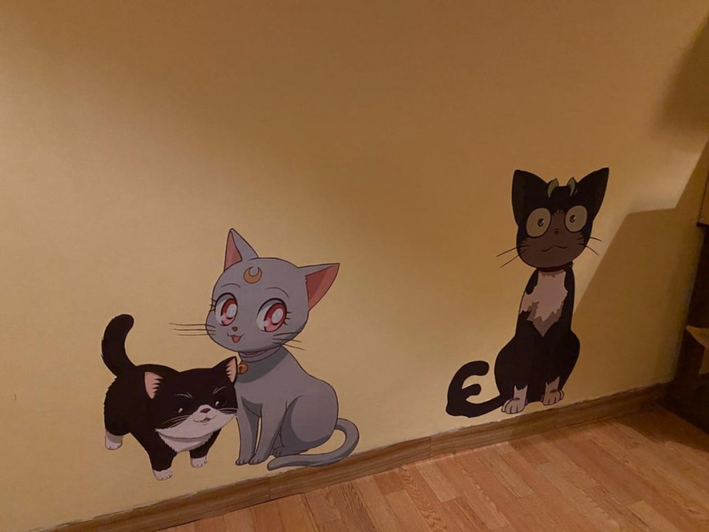 Visitantes disfrutan de la experiencia de convivir con gatos en un ambiente controlado y relajante.