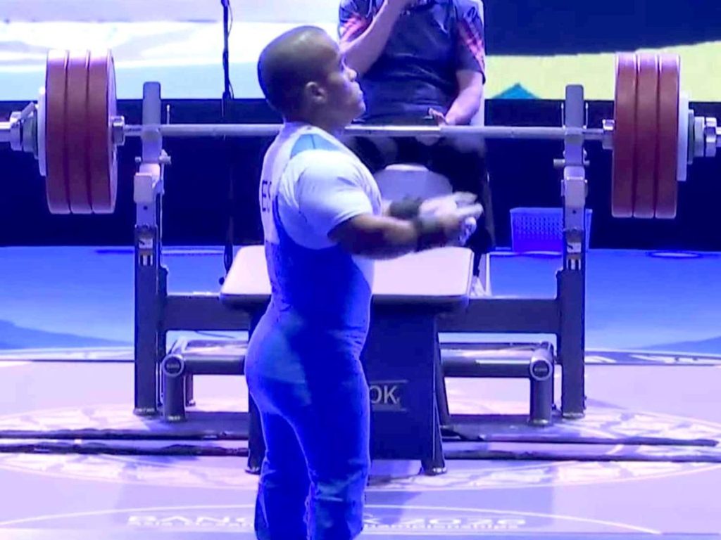 Herbert Aceituno minutos previos a su competencia. Foto Cortesía INDES