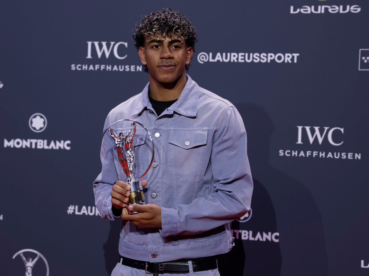 Lamine Yamal ganó premio Laureus. Foto EFE