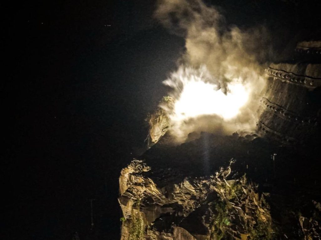 Concluye nueva detonación en Los Chorros ¿para qué sirven estas explosiones?