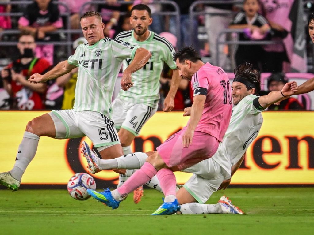 Lionel Messi contra el Austin FC. Foto AFP