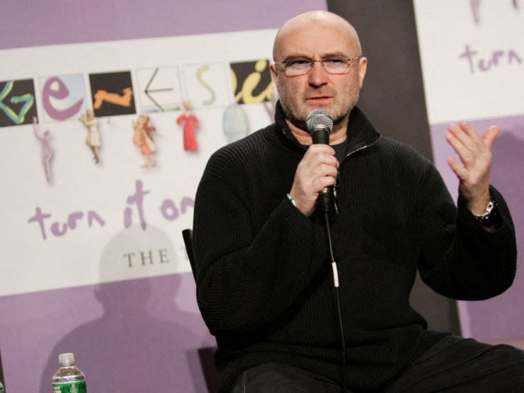 Phil Collins ingresó al Salón de la Fama. Foto AFP