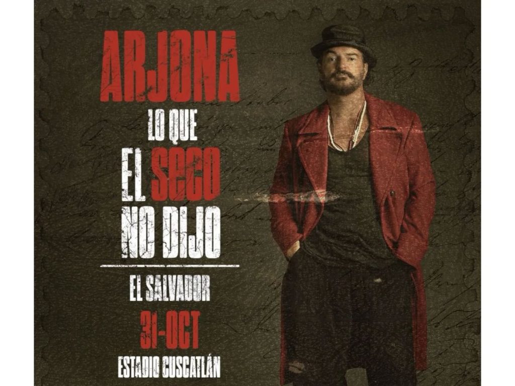 El cantautor guatemalteco se presentará el 31 de octubre en el Estadio Cuscatlán, marcando su esperado retorno tras su última visita en 2022.