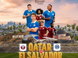 Selecta jugará partido amistoso contra Qatar. Foto X Yamil Bukele