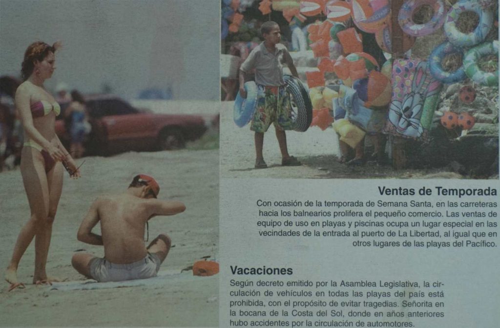 Las imágenes de archivo muestran playas abarrotadas y alta afluencia de turistas nacionales.