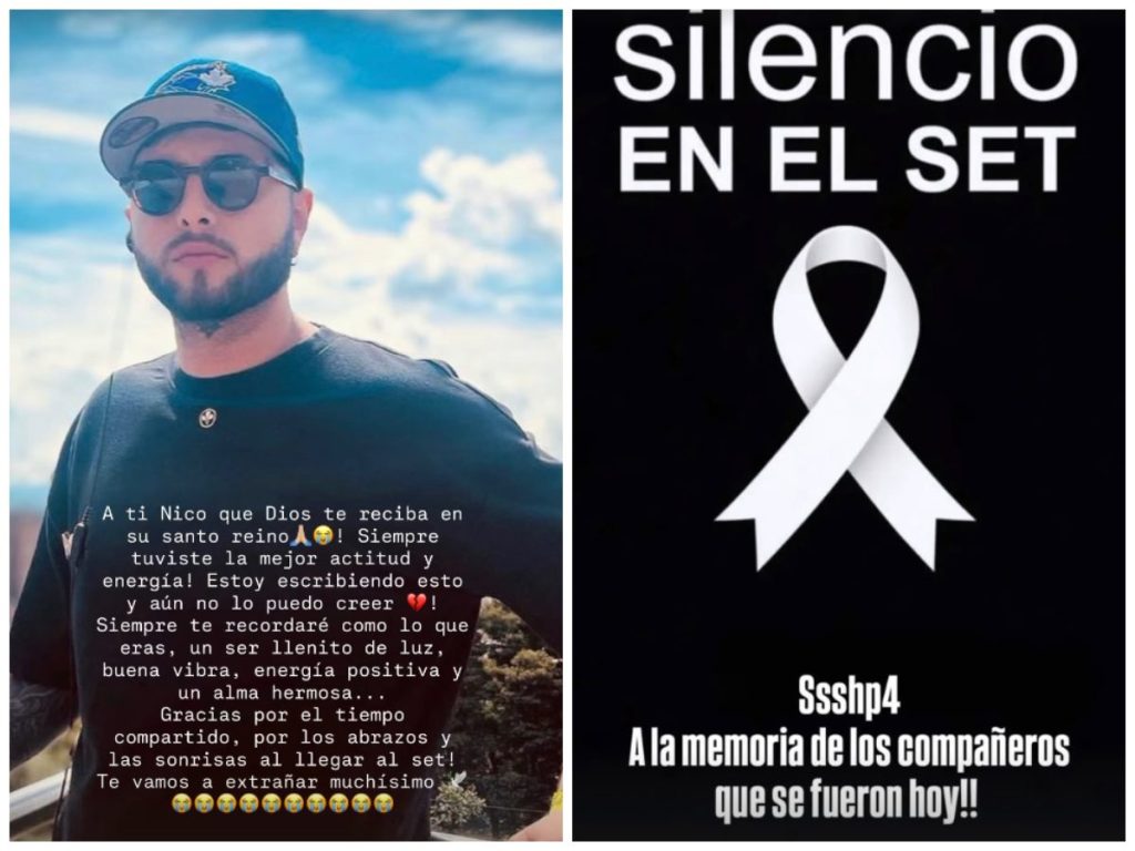 Captura de pantalla de las historias compartidas por la actriz Carmen Villalobos en su cuenta oficial de Instagram.