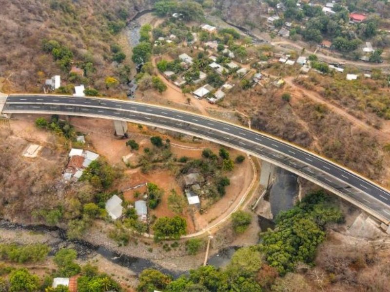 Prueba piloto del VMT se aplicará en este punto de la carretera al Puerto de La Libertad.