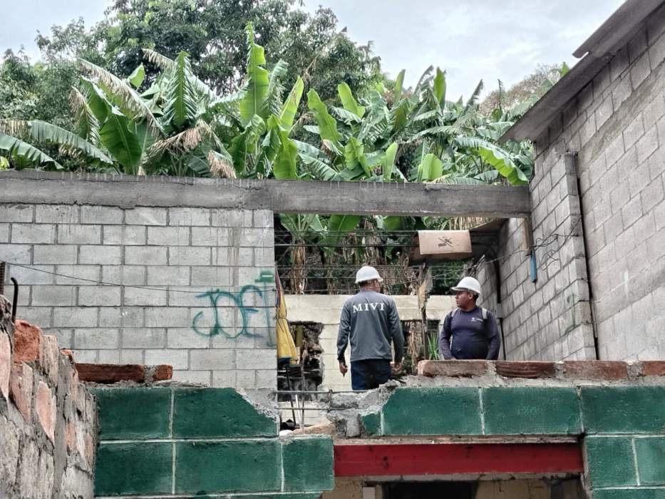 Viviendas de la comunidad Nicaragua 3 fueron demolidas tras ser declarada zona inhabitable.