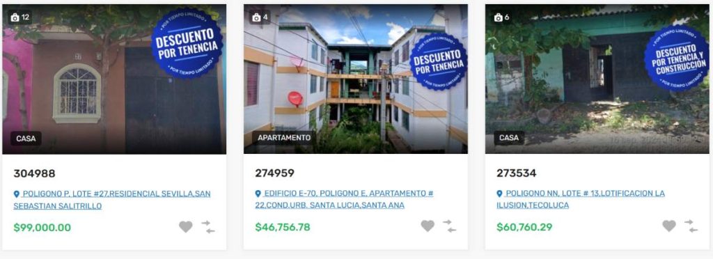 El Fondo Social para la Vivienda mantiene disponibles viviendas recuperadas con promociones de descuento por tenencia y construcción en diferentes zonas del país. Foto EDH / Cortesía FSV
