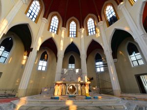 Así es el interior de la nueva iglesia de Fátima en San Salvador