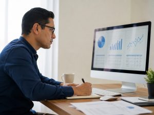 Oficina-trabajo-computadora-graficos