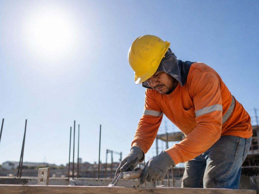 Trabajo-sol-calor-albañil-construcción