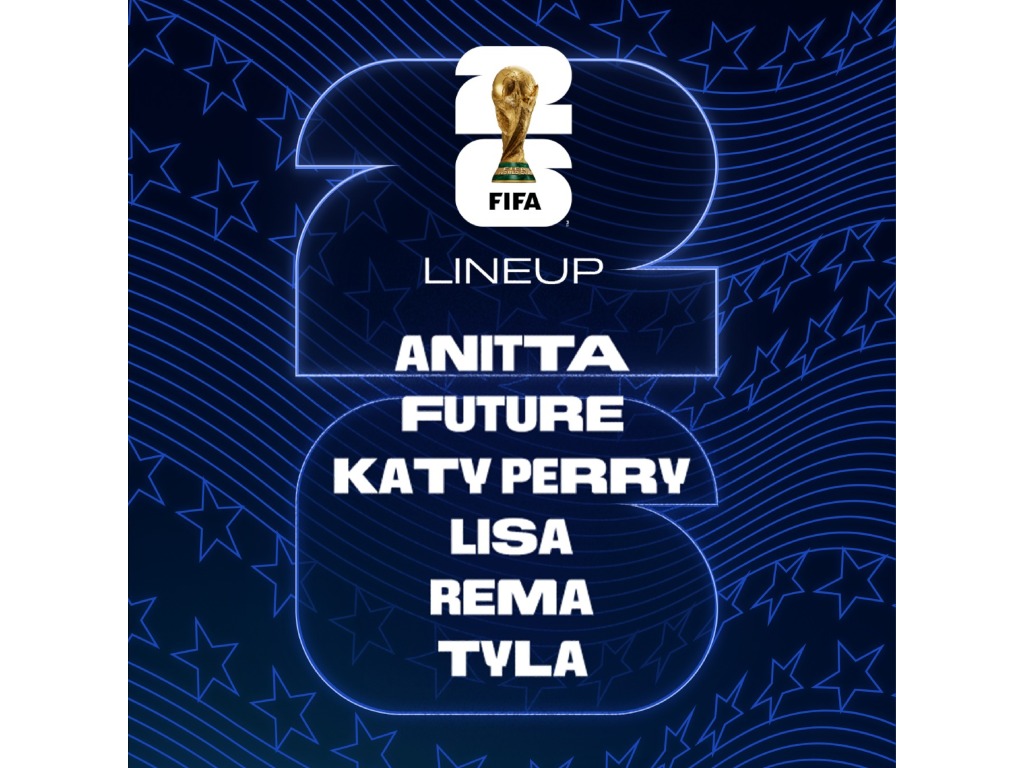 Katy Perry, Future y Lisa de Blackpink pondrán el ritmo en la ceremonia de apertura del Mundial 2026 en Los Ángeles. Imagen/ FIFA