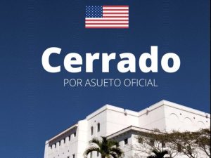La Embajada de Estados Unidos en El Salvador informó que permanecerá cerrada el lunes 25 de mayo por la conmemoración del Memorial Day. Foto / Cortesía