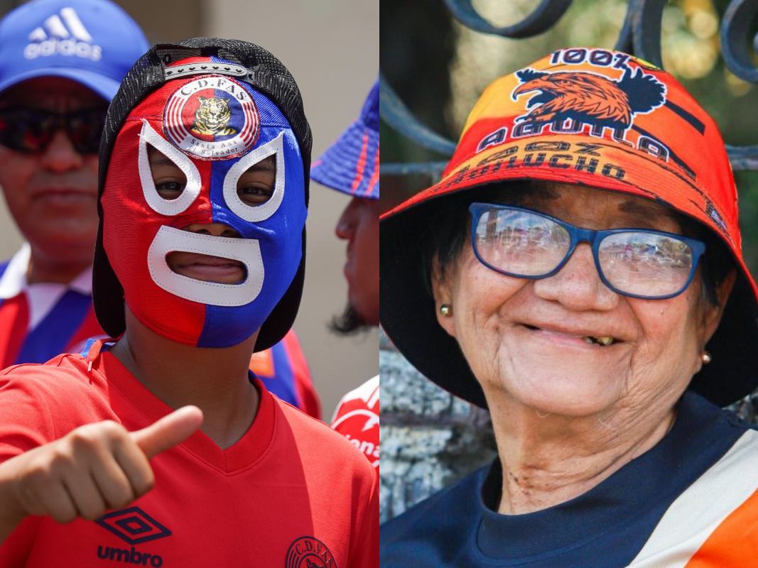 La fiesta futbolera también se vivió fuera de la cancha con aficionados luciendo peculiares disfraces y accesorios.