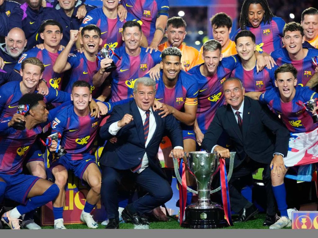 Barcelona campeón de LaLiga. Foto EFE