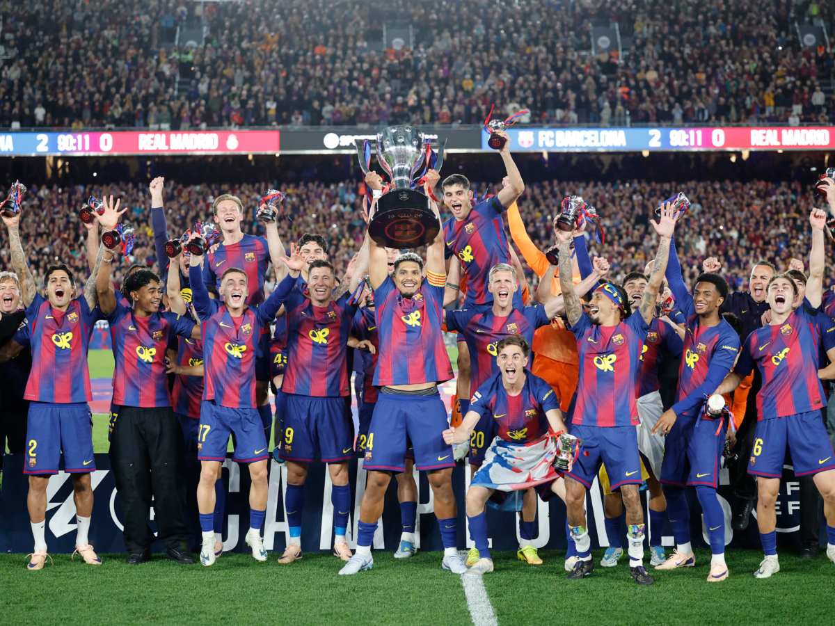 Barcelona campeón de LaLiga. Foto EFE