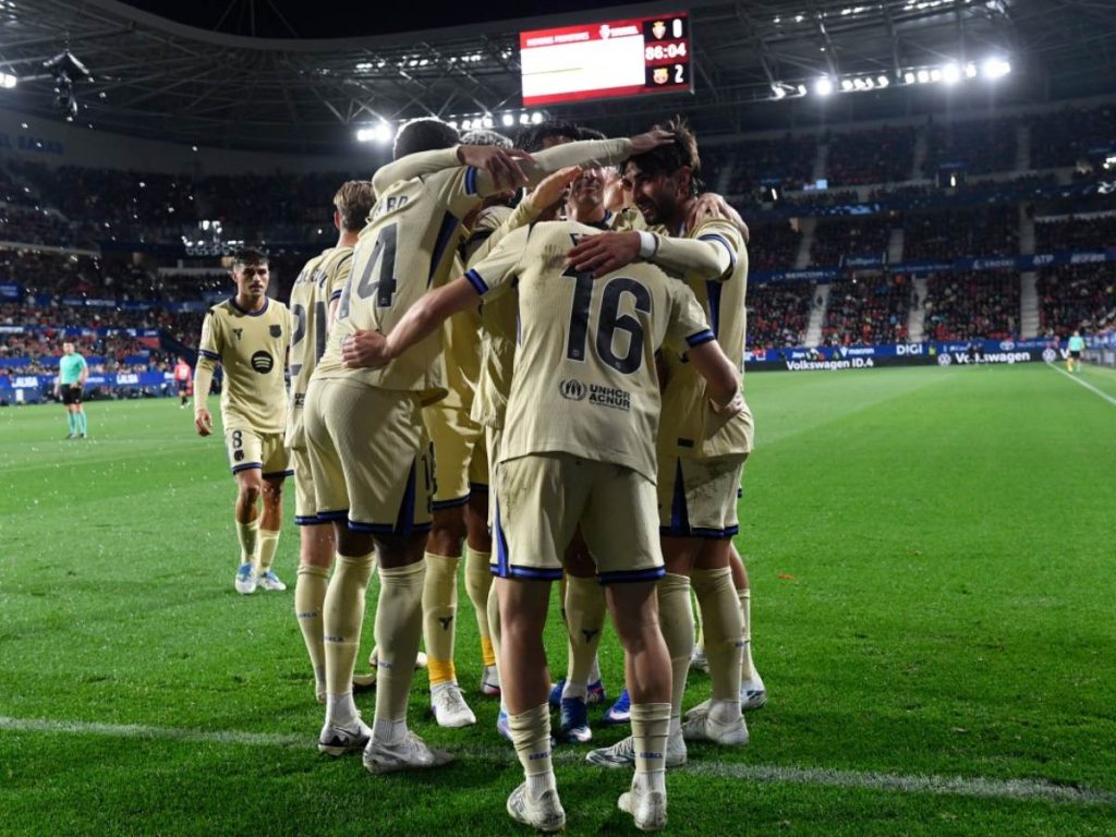 El Barcelona está cerca de quedar campeones de la Liga. Foto AFP